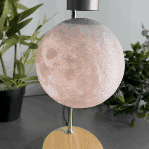 Schwebende Mondlampe & kabelloses Ladegerät