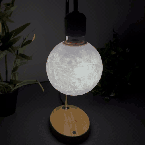 Schwebende Mondlampe & kabelloses Ladegerät