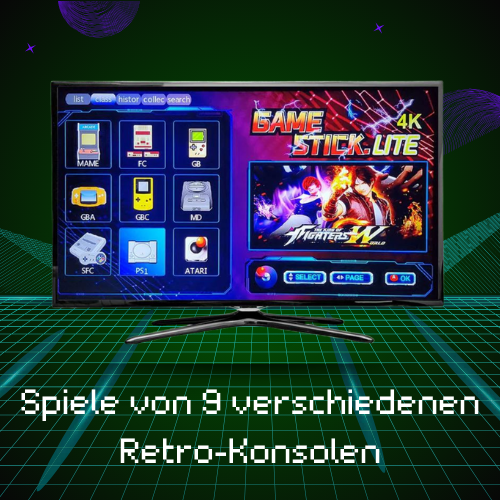 All in Video GAME  - 15.000 Retro Spiele + Kabellose Controller