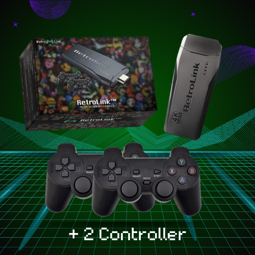 All in Video GAME  - 15.000 Retro Spiele + Kabellose Controller