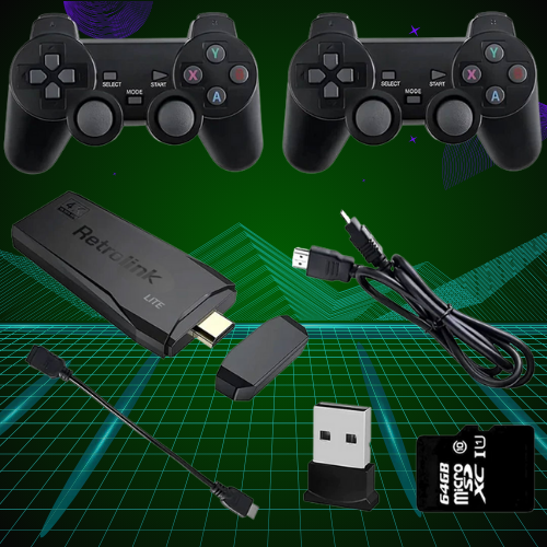 All in Video GAME  - 15.000 Retro Spiele + Kabellose Controller